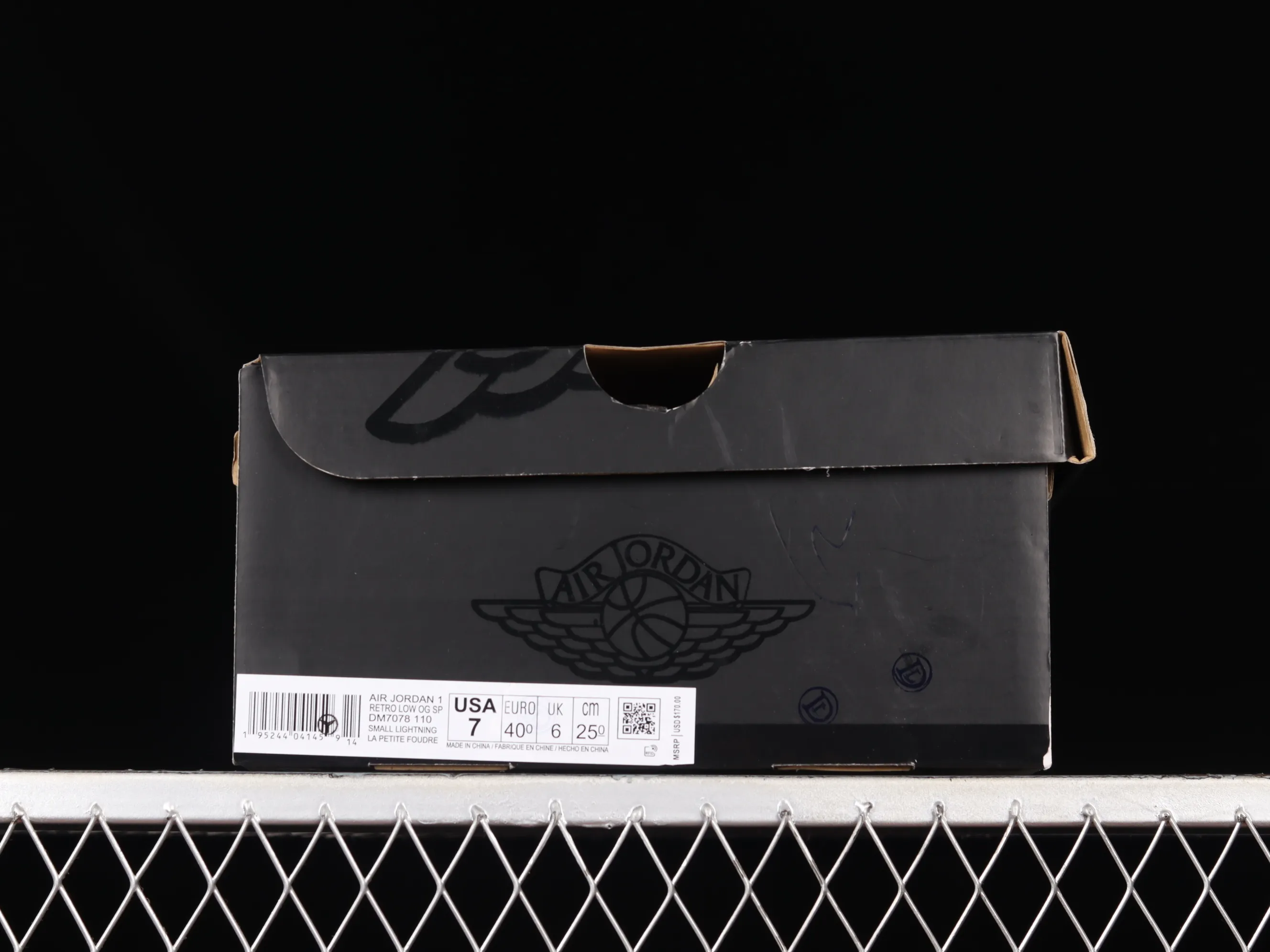 All categories Air Jordan Jordan series basketball shoes Air Jordan 1 Low Air Jordan 1 Low AJ1 Joe 1 black and blue Grimace DM7078-110
